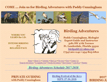 Tablet Screenshot of birdadventure.com